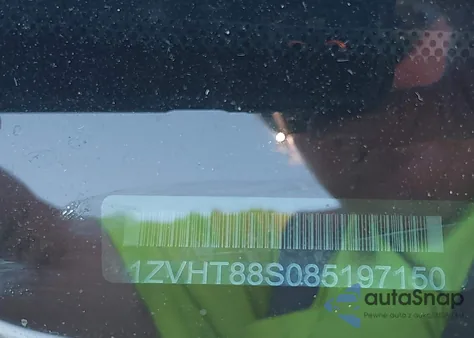 2008 Ford Shelby Gt500 z USA, uszkodzony, nr VIN 1ZVHT88S085197150